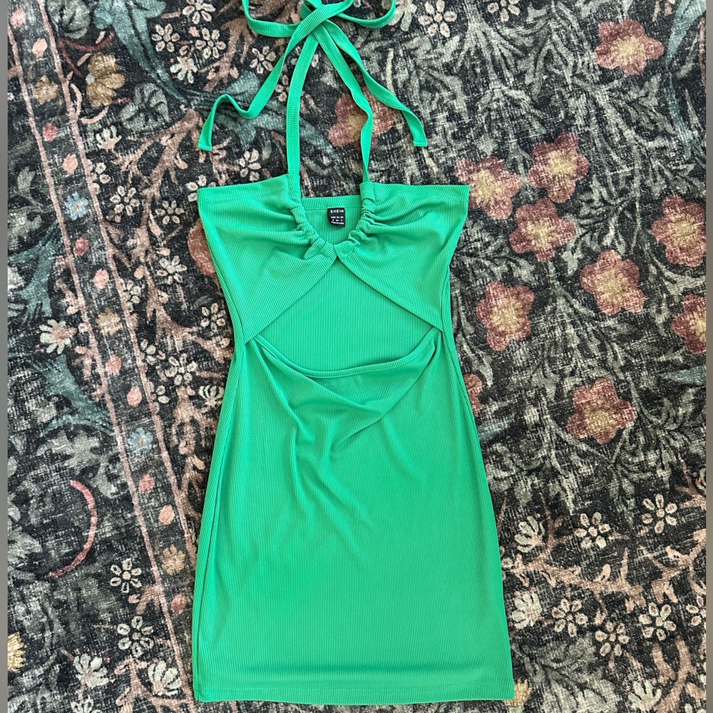 Green Bodycon Mini Dress